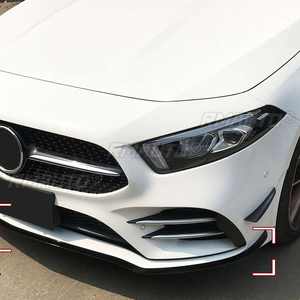 Paire de lames de pare-chocs avant inférieures (splitter canard) pour Mercedes-Benz Classe A W177 A180 A200 A220 A250 pour AMG 2019 2020 2021 2022+ - Product Image 3