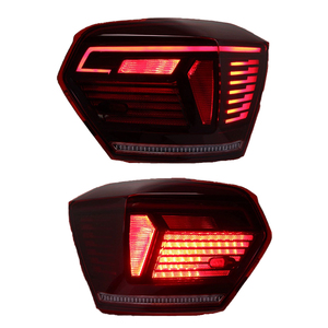 Accessori Auto YU GUANG per Volkswagen <span class=keywords><strong>Polo</strong></span> 2019-2022: Luci Posteriori a Lente Trasparente, Indicatori di Direzione e Luci Freno – Aggiornamento Fanalini Posteriori - Product Image 1