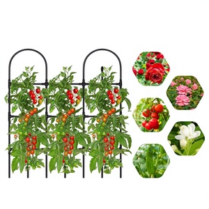 Soporte de Jardín Rectangular de Hierro para Plantas, para Tomates, Rosas, Guisantes y Plantas Trepadoras, Fácil de Montar, Valla para Exteriores - Product Image 1