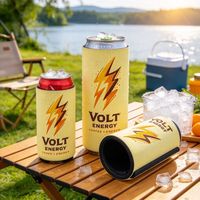 Sacs isothermes en néoprène avec logo personnalisé Design mince pour bouteilles de bière Canettes isolées Glacières isolées personnalisées par sublimation