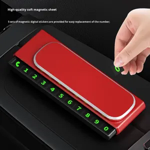 Vente flash : Plaque d'immatriculation <span class=keywords><strong>de</strong></span> voiture avec <span class=keywords><strong>numéro</strong></span> <span class=keywords><strong>de</strong></span> <span class=keywords><strong>téléphone</strong></span> temporaire, en plastique, cachée, multifonctionnelle, créative, pour console centrale - Product Image 1