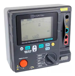 Testeur d'isolation haute tension Kyoritsu KEW 3127, 5000V, 10T Max, 5mA court-circuit, diagnostics PI/DAR/DD/SV/RAMP 5000V numérique - Product Image 1