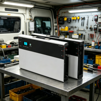 Baterai LiFePO4 Siklus Dalam 12V 230Ah untuk Pemasangan di Dinding RV, Baterai Lithium Isi Ulang yang Tahan Lama untuk Catu Daya Kendaraan Berkemah