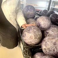 Offre Spéciale boules de cristal de quartz d'améthyste naturelle de grande taille pour la décoration de fengshui
