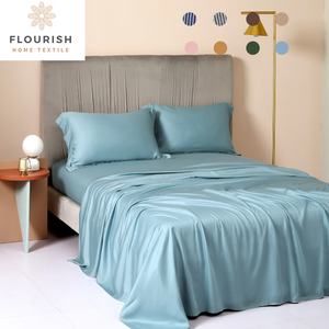 Fiorire Più Poco Costoso Fornitore Cotone Lyocell Doppia Dimensione Biancheria Da Letto Consolatore Letto <span class=keywords><strong>Set</strong></span> Lenzuolo <span class=keywords><strong>Set</strong></span> - Product Image 4