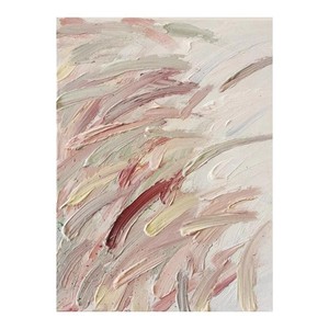 Hand Painted Oil Painting Rectangle Abstract Texture Art Modern Minimalist Living Room Sofa Background Wall Decor Wabi Sabi - Product Image 5