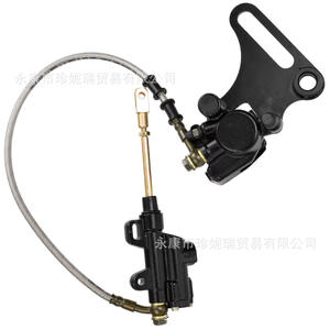 Ensemble d'étrier de frein à disque hydraulique Anmet pour moto tout-terrain 50-150cc, pièce de réparation en alliage d'aluminium à piston unique - Product Image 4