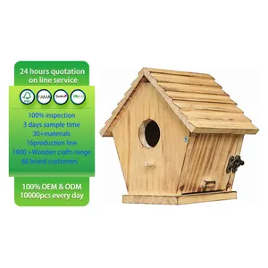 Ngoài Trời Bluebird Nhà Cho Bên Ngoài Giải Phóng Mặt Bằng Bằng Gỗ Birdhouse Finch Hồng Y Treo Birdhouse Lồng Hộp Cho Chim Hoang Dã