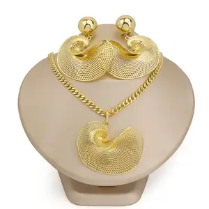 Sunnice anting-anting kalung liontin pribadi Islami, anting-anting berlapis emas 18k India perhiasan logam paduan tembaga bentuk unik