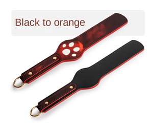 Látigo sexual de piel sintética con diseño de pata de gato, que cambia de color con la temperatura, juguete sexual para adultos, para coqueteo, sumisión, castigo, palmadas y golpes. - Product Image 4