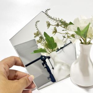 3 мм прозрачное серебряное пятиугольное акриловое зеркало 2-сторонний акриловый зеркальный лист для домашнего декора и рекламы - Product Image 2