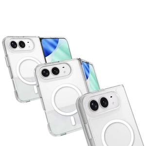 New High-quality Anti-Yellow Acrylic Magnetic <b>Phone</b> Case for 18 Fold Protective Cover - Product Image 6