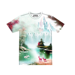 Camiseta de poliéster de corte seco para hombre, camisetas de sublimación con logotipo personalizado impreso - Product Image 6