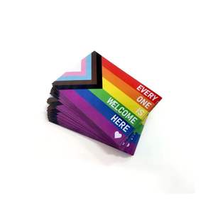 Lgbt cầu vồng cờ nam châm xe Nhãn dán/niềm tự hào Đồng Tính lesbian lưỡng tính chuyển giới Vinyl UV kháng thời tiết