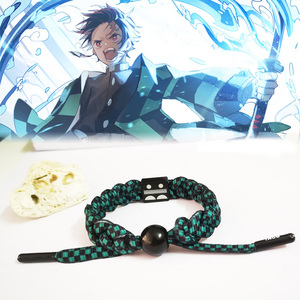 Demon Slayer cuerda de mano cordón trenzado pulsera <span class=keywords><strong>Kimetsu</strong></span> <span class=keywords><strong>No</strong></span> <span class=keywords><strong>Yaiba</strong></span> Anime pulsera - Product Image 1