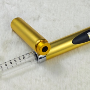 Stylo doseur métallique de luxe léger, réglable, avec cartouche rechargeable de 3 ml pour crème contour des yeux - Product Image 3