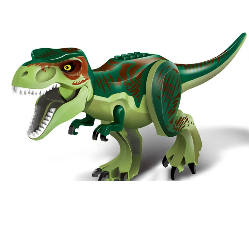 ブロック恐竜のおもちゃビッグサイズdiy恐竜パズル恐竜のおもちゃ教育建設おもちゃ子供のための合計40異なる恐竜
