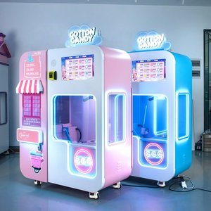 Máquina Expendedora Comercial <span class=keywords><strong>de</strong></span> Algodón <span class=keywords><strong>de</strong></span> Azúcar, 36 Formas, Doble Color Rosa y Azul, Resistente, para Parques Infantiles, Gran Capacidad - Product Image 2