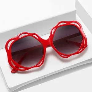 Женские солнцезащитные очки в пластиковой оправе, с защитой от ультрафиолета UV 2022, лето 400