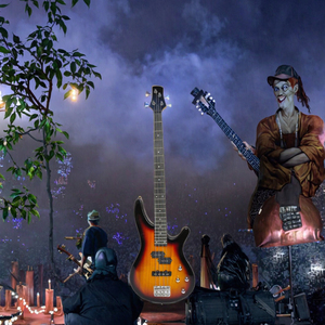 Guitare <span class=keywords><strong>basse</strong></span> électrique pleine taille avec manche en érable, touche en palissandre, touche en ébène, micros H-H, finition laquée - Product Image 3