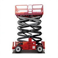 Plateforme de travail aérienne mobile et personnalisable pour entrepôt et usine, plateforme élévatrice hydraulique électrique
