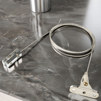 OEM haute qualité 1.5mm fil d'acier inoxydable suspendu kit de câble suspendu câble de plafond pince accessoires tiges réglables