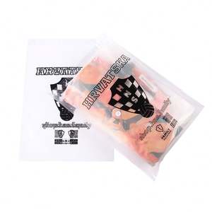 Sac d'emballage en LDPE transparent à fermeture automatique avec logo personnalisé imprimé, sac d'emballage en LDPE biodégradable pour vêtements - Product Image 3