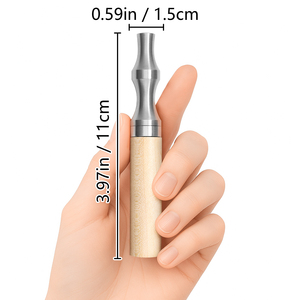 Vaporless có thể điều chỉnh Cửa thoát khí Miệng phẳng tinh dầu giúp bỏ hút thuốc mũi hít hương liệu đồ trang sức mặt dây chuyền Thanh - Product Image 2