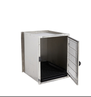 YM-KA505S Cage Modulaire Professionnelle Simple et Moderne en Acier Inoxydable 304 avec Petit Verrou Silencieux et Plateau en Plastique pour Hôpital Vétérinaire et Salon de Toilettage