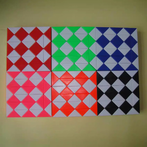 Regla Mágica de 36 Secciones con Estructura de Resorte, Juguete de Serpiente Plegable para Niños de 2 a 4 Años, Unisex, Rojo, Naranja, Verde, Azul, Rosa, Negro - Product Image 2
