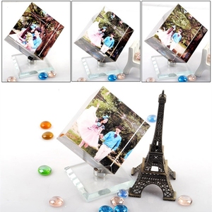 Magic <span class=keywords><strong>Cube</strong></span> de <span class=keywords><strong>Photo</strong></span> <span class=keywords><strong>3d</strong></span> gravé au Laser, cadre de <span class=keywords><strong>Photo</strong></span> en cristal, <span class=keywords><strong>Cube</strong></span> pour mariage, mis à niveau - Product Image 6
