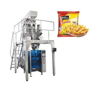 automatic used potato chips small banana chips weighing and packing machine