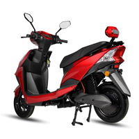 Street Legal Style Electric Motorcycle 1200W Motor 12 Inch Tire With LED Lighting System