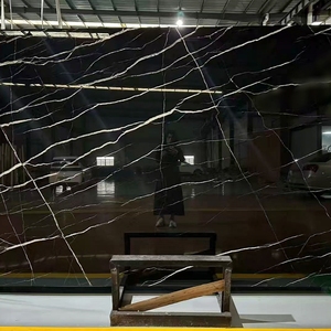 Losas de Mármol Negro Nero Marquina Chino a Precio Económico para Pisos Interiores y Proyectos de Escaleras - Product Image 1