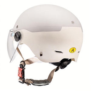 Casques de moto demi-face personnalisés pour scooter électrique, cyclomoteur et vélo – <span class=keywords><strong>Casque</strong></span> de moto ouvert pour hommes et femmes - Product Image 6