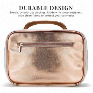 Sac de voyage léger et tendance en polyester personnalisé pour maquillage, trousse de toilette portable suspendue - Product Image 2