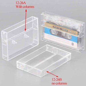 Kotak Kaset Plastik YUZMEI, Pengganti Kotak Kaset, Kotak Akrilik untuk Rekaman, Tempat Penyimpanan Kaset <span class=keywords><strong>VHS</strong></span> Kosong - Product Image 2