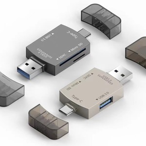 3 in 1 USB 3.1 Type-C อะแดปเตอร์ตัวผู้พร้อมการติดตั้งภายนอก3.0 USB OTG & TF <span class=keywords><strong>SD</strong></span> เครื่องอ่านการ์ดหญิงประกอบด้วยการ์ดชนิด <span class=keywords><strong>MMC</strong></span> - Product Image 2