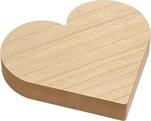 Thick <strong>Wooden</strong> Heart Blocks MDF Wood Heart Block <strong>Sign</strong> <strong>for</strong> DIY Painting Crafts Mother's Day Wedding Tabletop Centerpiece <strong>Home</strong> Decor - Product Image 3