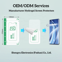 Láminas Protectoras de Pantalla de Hidrogel TPU Transparente HD de Grado AAA, Resistentes al Agua, para Máquinas de Corte y Teléfonos OPPO
