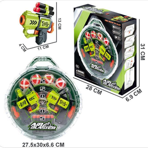 Kouyikou fábrica venta superior Mini pistola de balas blandas caja de almacenamiento conjunto al aire libre juego de disparos francotirador bola de espuma segura pistola de juguete de balas blandas - Product Image 2