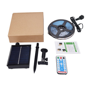 Tira <span class=keywords><strong>de</strong></span> Luces <span class=keywords><strong>LED</strong></span> RGB <span class=keywords><strong>para</strong></span> Exteriores, Alimentada por Energía Solar, con 8 Modos <span class=keywords><strong>de</strong></span> Iluminación, Impermeable, Decorativa, <span class=keywords><strong>para</strong></span> Jardín, Árboles y Piscina - Product Image 2