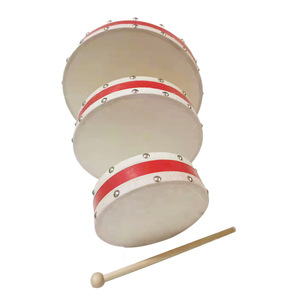 Lados dobles populares con piel de oveja, instrumentos musicales de percusión, tambores indios de <span class=keywords><strong>samba</strong></span> de <span class=keywords><strong>Brasil</strong></span> - Product Image 1