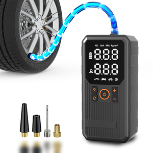 Pompe à pneus intelligente à gonflage rapide - Compresseur d'air sans fil 16V, manomètre numérique, multifonctionnel pour véhicule/moto - Product Image 4