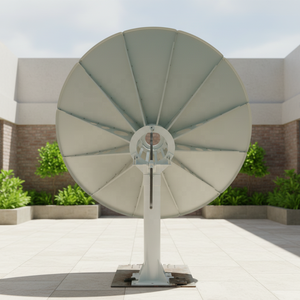 SANWEI – <span class=keywords><strong>34</strong></span> ans d'expérience – Antenne parabolique grand format C300cm (10 pieds) robuste et durable à montage sur poteau – Fréquence 3.7-4.2GHz – 40.1dB - Product Image 1