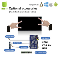 Modul LCD Ultra Tipis 2.8mm BOE GV101FHM-N10 10.1 Inci 1920X1080 FHD 700 Nits Kecerahan Tinggi 40 Pin LVDS