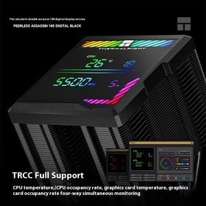 <span class=keywords><strong>2025</strong></span> mới đến cho Thermalright vô song sát thủ 140 Đen kỹ thuật số đôi làm mát bằng không khí trường hợp máy tính - Product Image 5