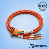 Kabel Rakitan Sistem Pendingin Arus Tinggi 600V untuk Kipas Kabinet Penyimpanan Energi Baru, Kabel Harness Mobil, Custom