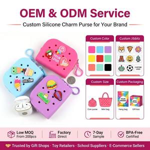 Portable Bank Card Earphones <b>Key</b> Lipstick Organizer Silicone Small Items Storage Bag Zipper Closure Candy <b>Square</b> Coin Purse - Product Image 3