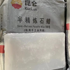 Cera de parafina Kunlun totalmente refinada para hacer velas, marca de velas, cera de parafina sólida a granel, precio al por mayor de 56/58, 2017 - Product Image 1